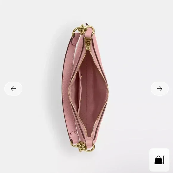 Coach Mini Payton Bag in Gold/Pink Petal Shoulder Bag Gold CEL08 NWT - Picture 3 of 8